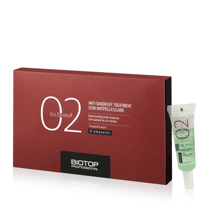 אמפולות 02 לטיפול בקשקשים 6 יחידות - ביוטופ Biotop - Itsmydeal
