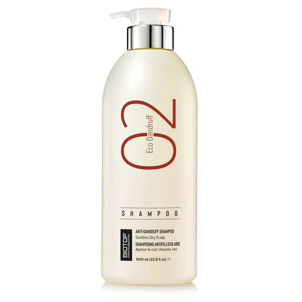 שמפו "02" לטיפול בקשקשים 1000 מ"ל – ביוטופ Biotop