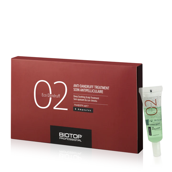 אמפולות 02 לטיפול בקשקשים 6 יחידות - ביוטופ Biotop