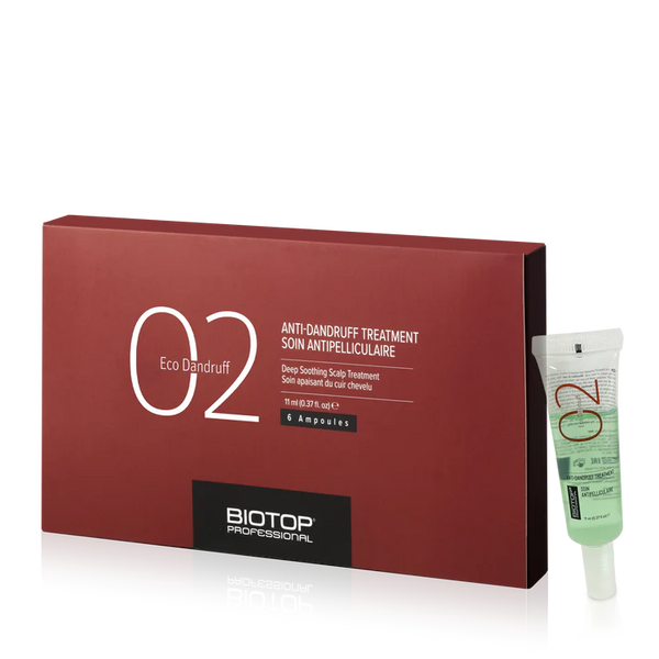 אמפולות 02 לטיפול בקשקשים 6 יחידות - ביוטופ Biotop