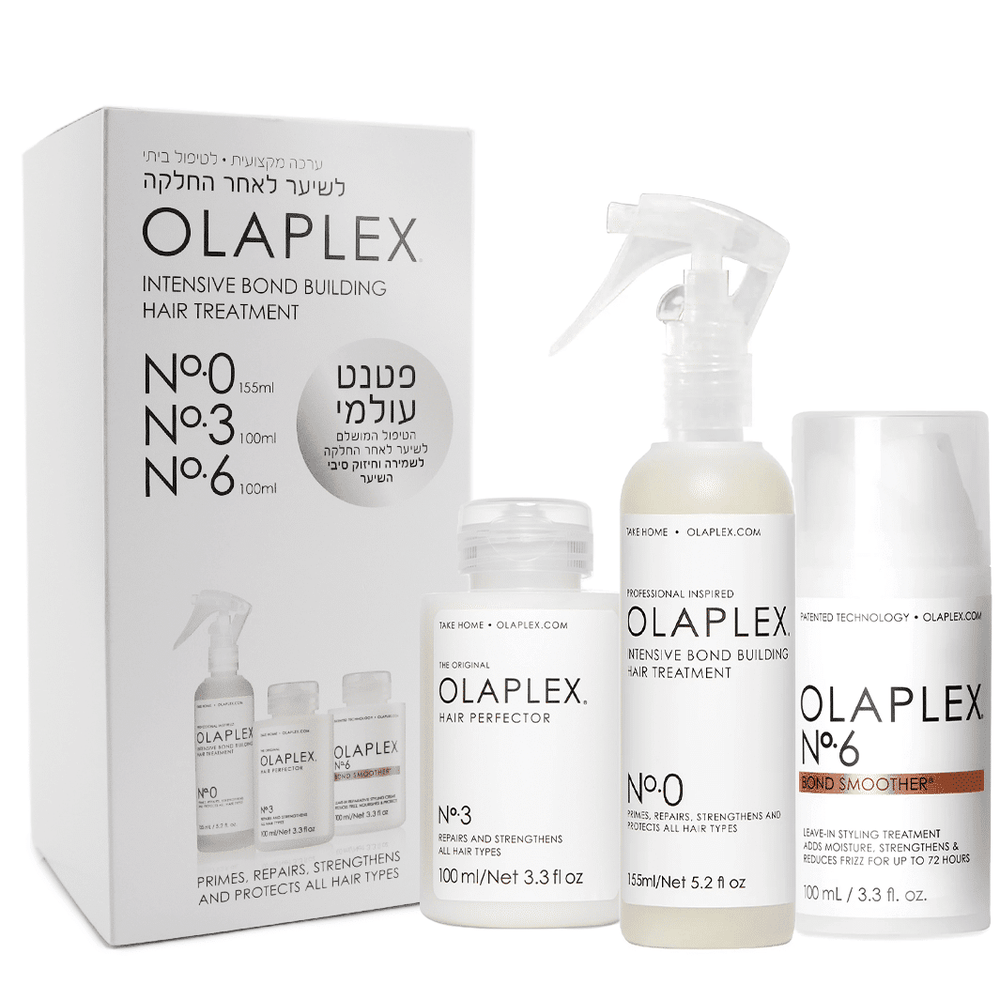 מארז אולפלקס לשיער לאחר החלקה 0+3+6 - OLAPLEX - Itsmydeal