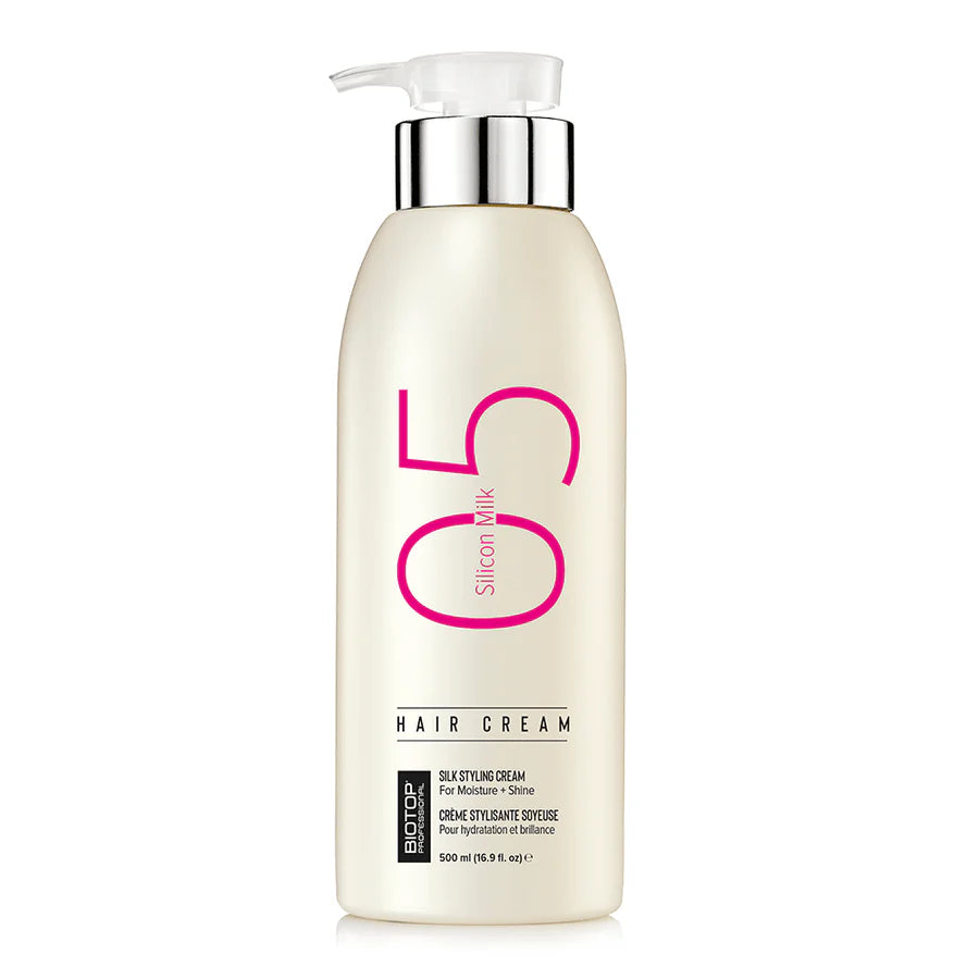 קרם לחות סיליקון "05" לשיער פגום 500 מ"ל – ביוטופ Biotop