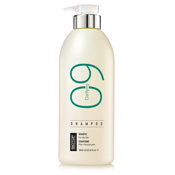 שמפו "09" לטיפול בקרקפת ושיער שומני 1000 מ"ל – ביוטופ Biotop