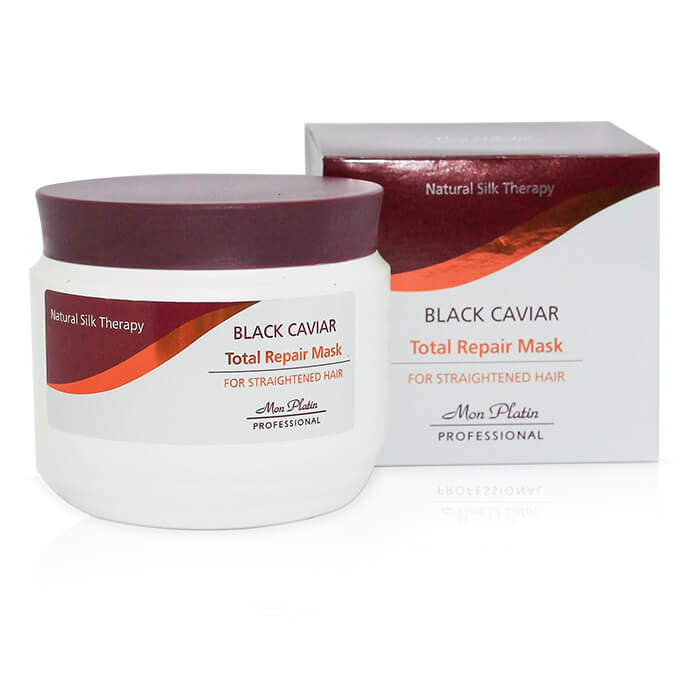 מסכה לשיער קוויאר שחור לשיער מוחלק 500 מ"ל-מון פלטין Mon Platin