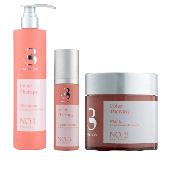 מארז 3 מוצרים מסדרת 'קולור טרפי' לשיקום שיער צבוע ויבש - בולי ג'ון Bolly Jon