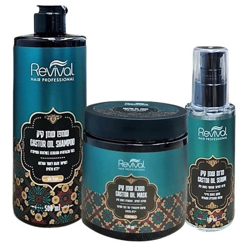 מארז סדרה טיפולית שמן קיק Revival -רביבל