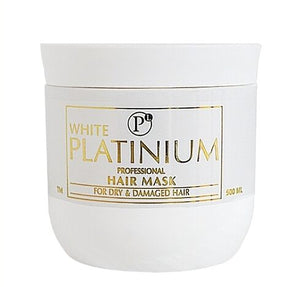 מסכה ללא מלחים לשיקום השיער בשילוב גרגרי ויטמינים 500 מ"ל- וויט פלטיניום White platinium