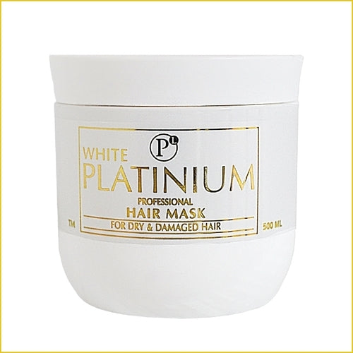 מסכה ללא מלחים לשיקום השיער בשילוב גרגרי ויטמינים 500 מ"ל- וויט פלטיניום White platinium