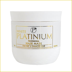 מסכה ללא מלחים לשיקום השיער בשילוב גרגרי ויטמינים 500 מ"ל- וויט פלטיניום White platinium