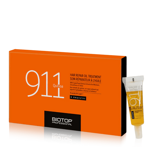 אמפולות ביוטופ 911 לשיער יבש 6 יחידות - ביוטופ Biotop - Itsmydeal
