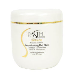 מסכה לשיער יבש עד פגום "בוראג" 500 מ"ל- פסטל Pastel