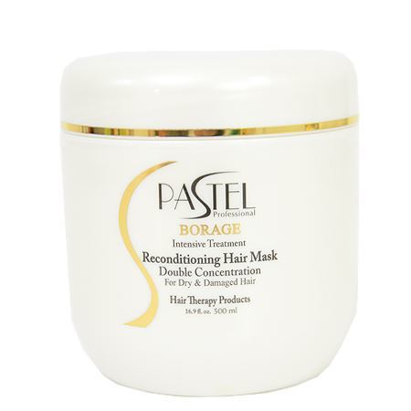 מסכה לשיער יבש עד פגום "בוראג" 500 מ"ל- פסטל Pastel
