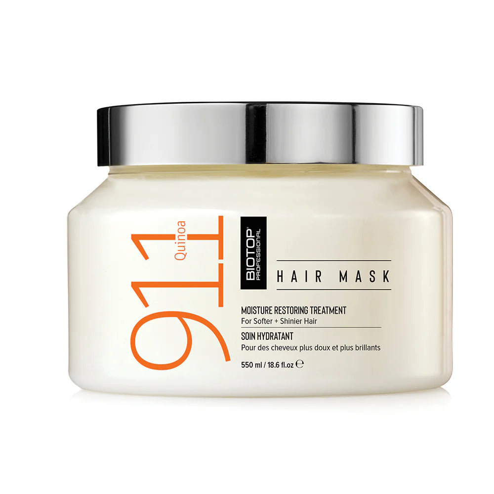 מסכת קינואה "911" לשיער יבש, צבוע או פגום 550 מ"ל-ביוטופ Biotop