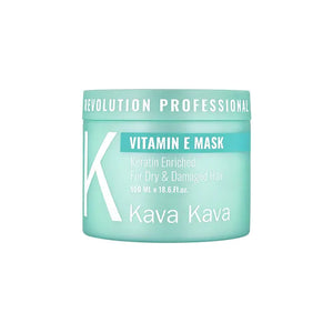 מסכה לשיער "ויטמין E" לשיער יבש ופגום ולשיער לאחר החלקה 500 מ"ל Kava kava-קווה קווה
