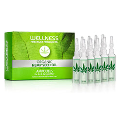 אמפולות קרטין לשיקום וטיפול בשיער יבש 10 יחידות - וולנס Wellness