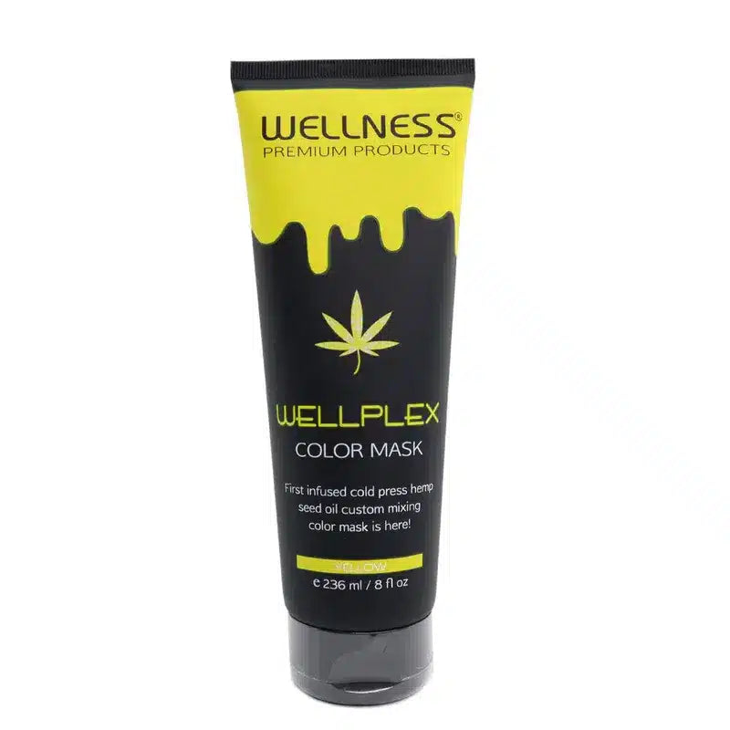 מסכת צבע וולנס"יילוו" לגוון שיער צהוב 236 מ"ל - וולנס Wellness