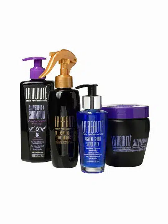 מארז לה בוטה סילבר  4 מוצרים לשיער בלונדיני או שיער מובהר - לה בוטה Labeaute