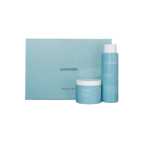 מארז 2 מוצרים שמפו 500 מ"ל+מסכה 500 מ"ל רסטורטיב RESTORATIVE-זאן מור jan more