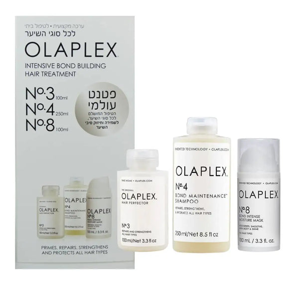 מארז אולפלקס  מקצועי לשיער 3+4+8 - OLAPLEX