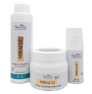 מארז 3 מוצרים Miracle לשיקום השיער -רביבל Revival
