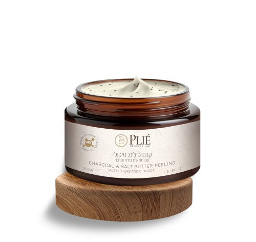 קרם פילינג טיפולי עם חמאות מלח ופחם 250 מ"ל-פליאה Plie