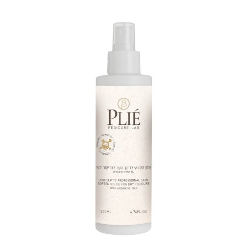 שמן מקצועי לריכוך העור לפדיקור יבש עם שמנים ארומטיים 200 מ"ל-פליאה Plie