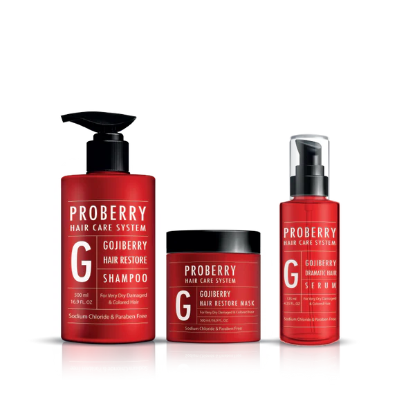 סט 3 מוצרים לשיקום השיער "ריסטור" לשיער יבש פגום וצבוע-פרוברי