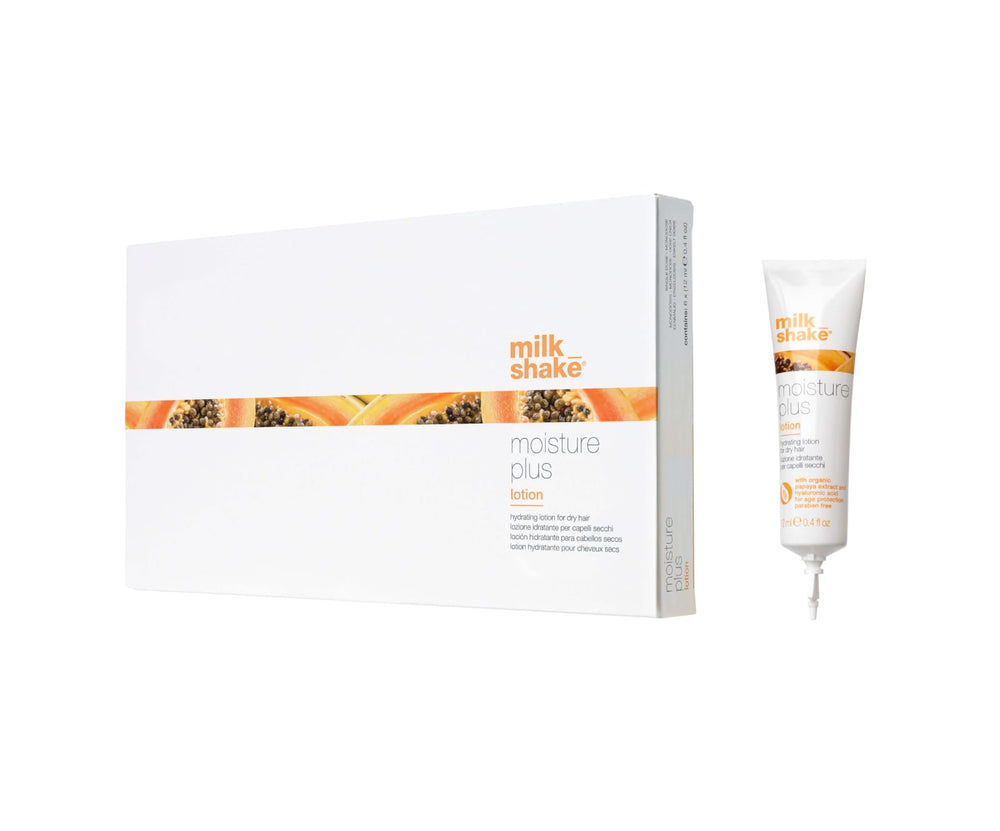 12 אמפולות לטיפול מרוכז להחדרת לחות לשיער יבש ופגום- מילקשייק Milk Shake