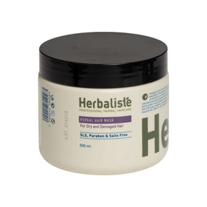מסכה הרבליסטה צמחית לטיפול ושיקום שיער פגום 500 מ"ל-הרבליסטה Herbaliste