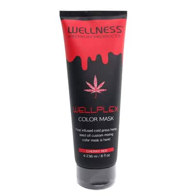 מסכת צבע וולנס "שרי רד" לגוון שיער אדום 236 מ"ל - וולנס Wellness