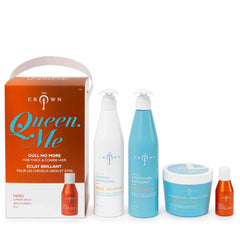 מארז 4 מוצרים "קווין מי" לשיער מלא ועבה-דה קראון The Crown