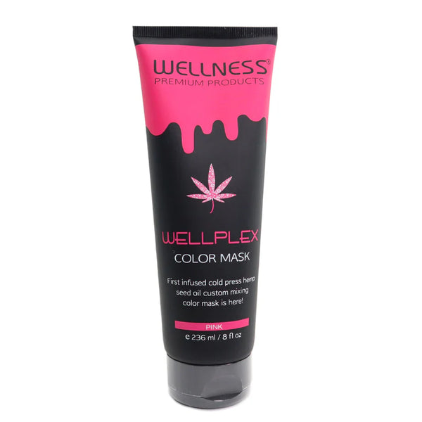 מסכת צבע וולנס "פינק" לגוון שיער ורוד 236 מ"ל - וולנס Wellness