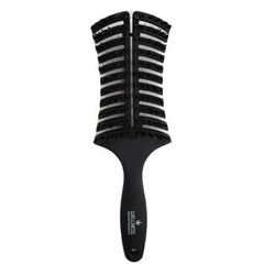 מברשת שחורה להברשה, החלקה וריכוך השיער - וולנס Wellness