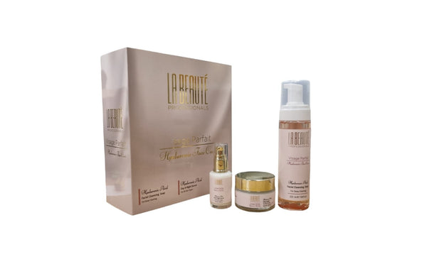 מארז 3 מוצרים לטיפוח ניקוי הפנים והעור - לה בוטה Labeaute