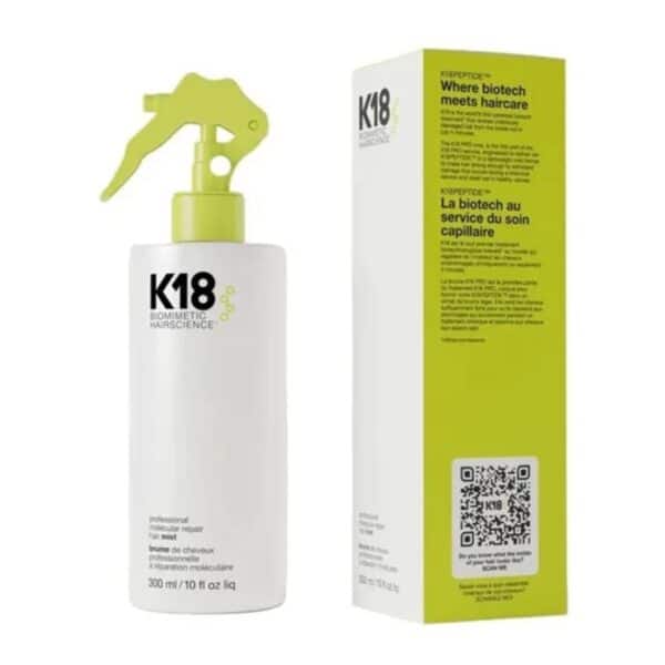 ספריי לתיקון ושיקום מולקולרי של השיער לשימוש מקצועי 300 מ"ל-K18