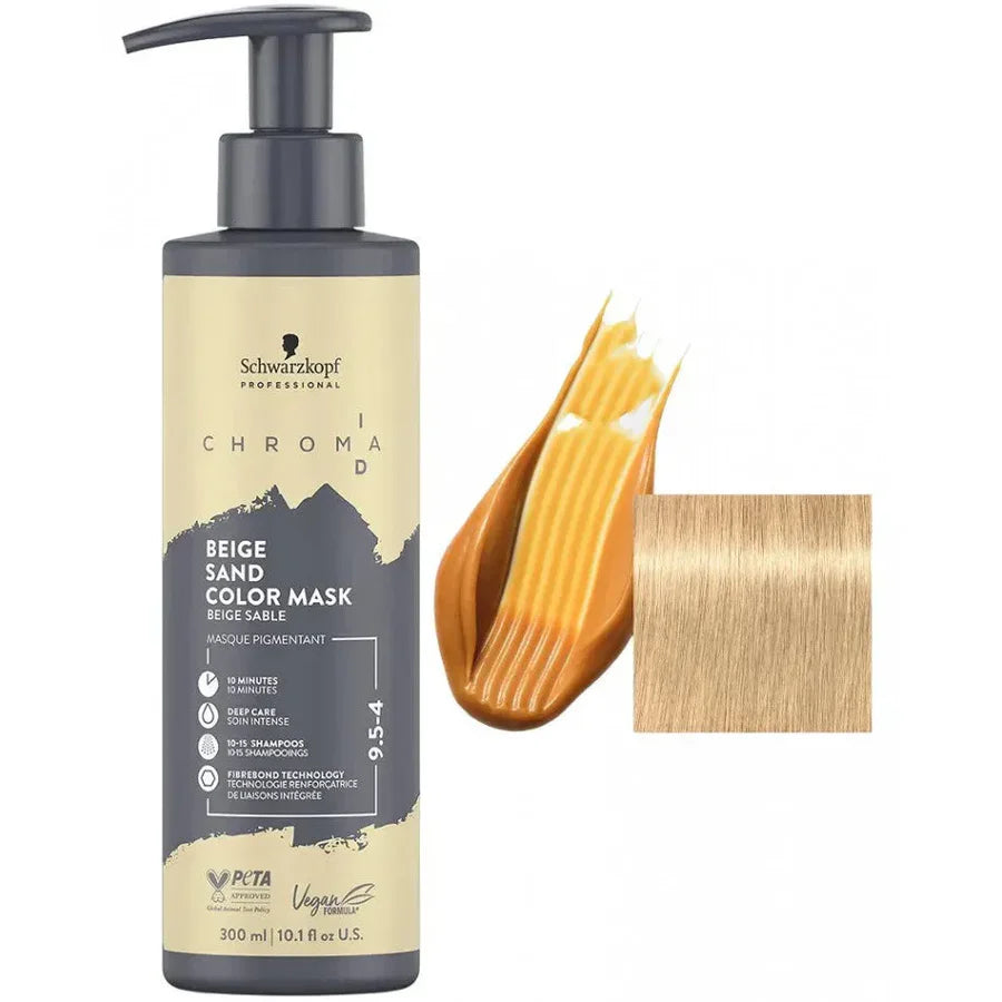 מסכת צבע "כרומה איי די" לנטרול פיגמנטים בגוון 9.5-4 300 מ"ל-שוורצקופף