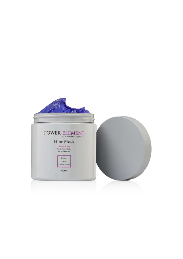 מסכה סילבר לשיער "מובהר" 500 מ``ל - פאוור אלמנט Power Element
